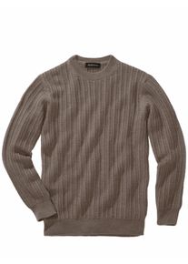 Mey & Edlich Mey & Edlich Herren Extrafeiner Merino-Pullover Braun 100 % Merinowolle