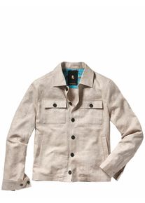 Mey & Edlich Mey & Edlich Herren Shirt-Jacken-Sakko Beige 55 % Leinen, 45 % Baumwolle