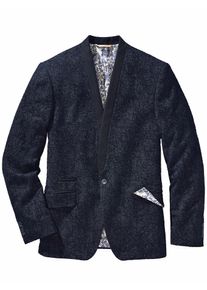 Mey & Edlich Mey & Edlich Herren Blaue-Stunde-Jackett Blau 90 % Schurwolle, 9 % Polyamid, 1 % Elasthan