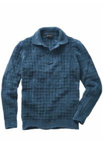 Mey & Edlich Mey & Edlich Herren Biste-baff-Polo Blau 83 % Baumwolle, 17 % Polyamid