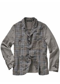 Hannes Roether Herren Sakko stra32paze Grau Obermaterial 1: 70 % Baumwolle, 30 % Leinen, Obermaterial 2: 48 % Baumwolle, 30 % Leinen, 15 % Polyester, 7 % Viskose