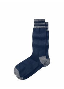 Mey & Edlich Mey & Edlich Herren Frohes-Schaffen-Socke Blau 80 % Baumwolle, 20 % Polyamid