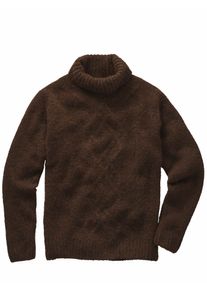 Mey & Edlich Mey & Edlich Herren Dritte-Dimension-Pullover Braun 40 % Wolle 30 % Alpaka, 28 % Polyamid, 2 % Elasthan