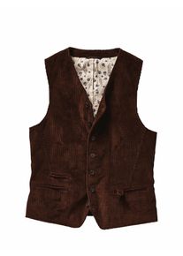 Mey & Edlich Mey & Edlich Herren Ernst-Mey-Cord-Anzugweste Braun 98 % Baumwolle, 2 % Elasthan