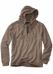 Mey & Edlich Mey & Edlich Herren Zip-Zip-Hurra-Hoodie Beige 100 % Baumwolle (bio)