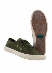 natural world Herren Natural-Sneaker Gr&uuml;n Obermaterial: 100 % Baumwolle (aus kontrolliert biologischem Anbau)