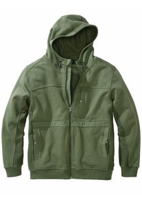 Mey & Edlich Mey & Edlich Herren Hoodie-Jacket Gr&uuml;n 100 % Baumwolle