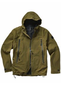 Mey & Edlich Mey & Edlich Herren Vier-Wege-Softshelljacke Gr&uuml;n 75 % Polyamid, 25 % Elasthan