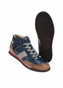 Kamo Gutsu Herren High-Top-Sneaker Scudo 107 Blau Obermaterial und Futter: Kalbleder