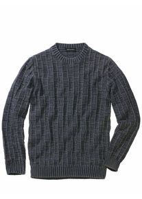 Mey & Edlich Mey & Edlich Herren Grundstein-Pullover Blau 30 % Wolle, 35 % Baumwolle, 35 % Polyacryl