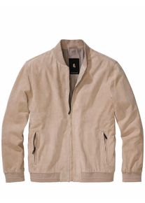 Mey & Edlich Mey & Edlich Herren D&uuml;nensand-Blouson Beige 100 % Leder (Ziegenvelours)