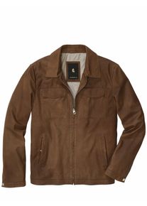 Mey & Edlich Mey & Edlich Herren Leder-Blouson Cuoio Braun 100 % Leder (Ziegenvelours)