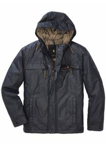 Mey & Edlich Mey & Edlich Herren Dry-Wax-Outdoorjacke Blau 100 % Baumwolle