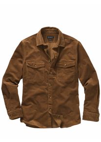 Mey & Edlich Mey & Edlich Herren Cargo-Hemd Braun 98 % Baumwolle, 2 % Elasthan