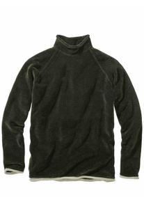 Mey & Edlich Mey & Edlich Herren Mockneck-Pulli Gr&uuml;n 60 % Viskose, 40 % Baumwolle