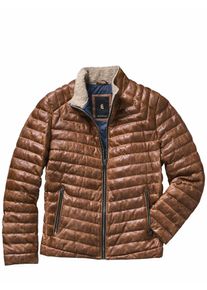 Mey & Edlich Mey & Edlich Herren Hartgesottene Lederjacke Braun Lammnappa