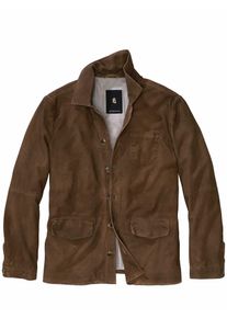 Mey & Edlich Mey & Edlich Herren Chore-Lederjacke Braun 100 % Ziegenveloursleder