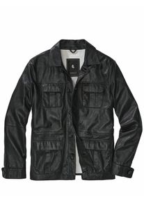 Mey & Edlich Mey & Edlich Herren Lederjacket Eterna Notte Schwarz 100 % Leder (Lammnappa)