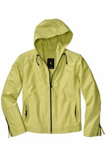 Mey & Edlich Mey & Edlich Herren Statement-Lederjacke Gelb Lammnappa