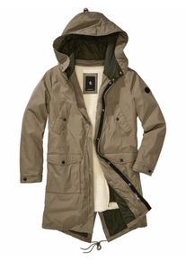 Mey & Edlich Mey & Edlich Herren Teddy-Parka Gr&uuml;n Au&szlig;enjacke: 80 % Baumwolle, 20 % Polyamid