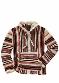 Gallia Herren Collab-Strickhoodie Garcia Beige 75 % Leinen, 25 % Baumwolle