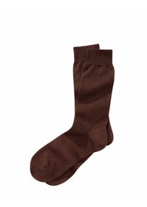 Mey & Edlich Mey & Edlich Herren Italienische Businesssocke Braun 80 % Baumwolle, 20 % Polyamid