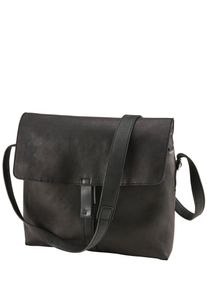 Mey & Edlich Mey & Edlich Herren Bedarfsgerechte Kuriertasche Schwarz Obermaterial: Rindleder