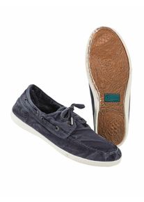 natural world Herren Sneaker Nautico Enz Blau Obermaterial: Baumwolle