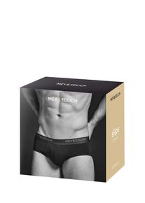 Mey & Edlich Mey & Edlich Herren Gef&auml;hrten-Slip F&uuml;nferpack Schwarz 95 % Bio&iquest;Baumwolle (GOTS), 5 % Elasthan