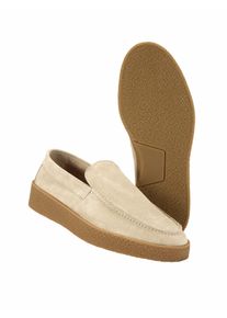 Mey & Edlich Mey & Edlich Herren Algarve-Slipper Beige Rindveloursleder