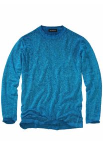Mey & Edlich Mey & Edlich Herren Sommernacht-Pullover Blau 68 % Leinen, 32 % Baumwolle