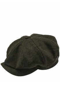 noch offen Herren Bakerboy 1930 Gr&uuml;n 100 % Merinowolle