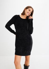 bonprix Oversize-Kleid in Strick, schwarz, Gr.40/42 (M), Kurzes, weiches Kleid aus Strick