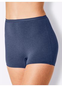 w&auml;schepur sheego Gro&szlig;e Gr&ouml;&szlig;en Panty im Melange-Dessin, 2x malve-meliert + 2x marine-meliert, Gr&ouml;&szlig;e 44 - Damen