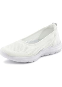 Lascana sheego Gro&szlig;e Gr&ouml;&szlig;en Sneaker Ballerinas, offwhite, Gr&ouml;&szlig;e 37 - Damen