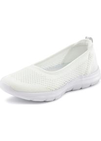 Lascana sheego Gro&szlig;e Gr&ouml;&szlig;en Sneaker Ballerinas, offwhite, Gr&ouml;&szlig;e 35 - Damen