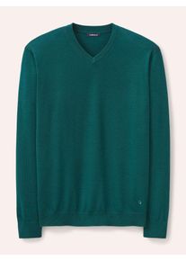 Walbusch V-Pullover Merino Extrafein
