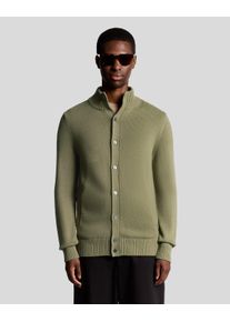 Lyle & Scott Lyle & Scott Strickjacke aus Wollmischung - Gr&uuml;n