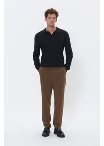 Matinique Casual Hose MAliam Gerade Passform beige
