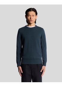 Lyle & Scott Lyle & Scott &ndash; Rundhalspullover aus Wollmischung &ndash; Schwarz