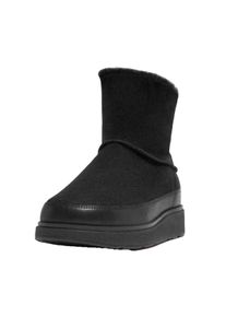 fitflop - Stiefeletten f&uuml;r Damen, Lammfell (Schwarz)