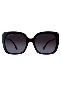 Burberry Quadrat Damen Schwarz Grau Farbverlauf BE4323