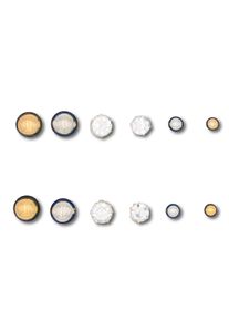 Steuer Modeschmuck Ohrstecker-Set Ohrstecker-Set 6 Paare