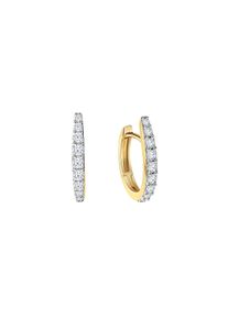 Diamonds by Ellen K. Fascination by Ellen K. Klappcreolen 585/- Gelbgold bicolor Zirkonia