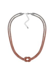 Steuer Modeschmuck Kette Meshkette doppelreihig ros&eacute;gold