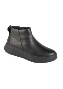 fitflop Fit Flop - "F-Mode" Stiefeletten f&uuml;r Damen, Leder (Schwarz)