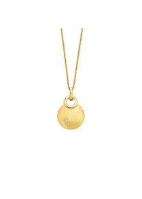 OROLINO Halskette Gold 585 mit nat&uuml;rlichem Brillant 0,02ct.