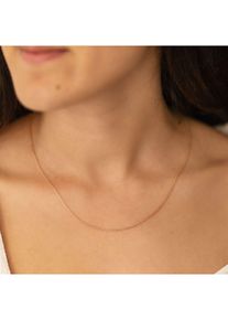 ZEEme Basic Collier 925/- Sterling Silber Ankerkette 41+5cm