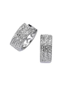 Diamonds by Ellen K. Ohrringe Gold 585 mit 48x Diamant zus. 0,15ct.