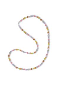 Steuer Modeschmuck Kette Modekette bunt pastell aus Perlen